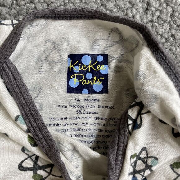 Kickee Pants Sleeper Pajamas + Bodysuit Size 3-6 Months Bamboo Soccer‎ Ball - Picture 3 of 7